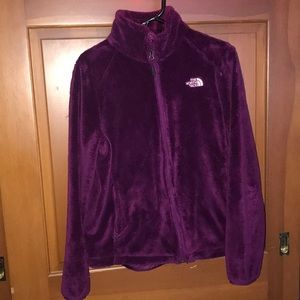 Women’s Large North Face Fuzzy Jacket